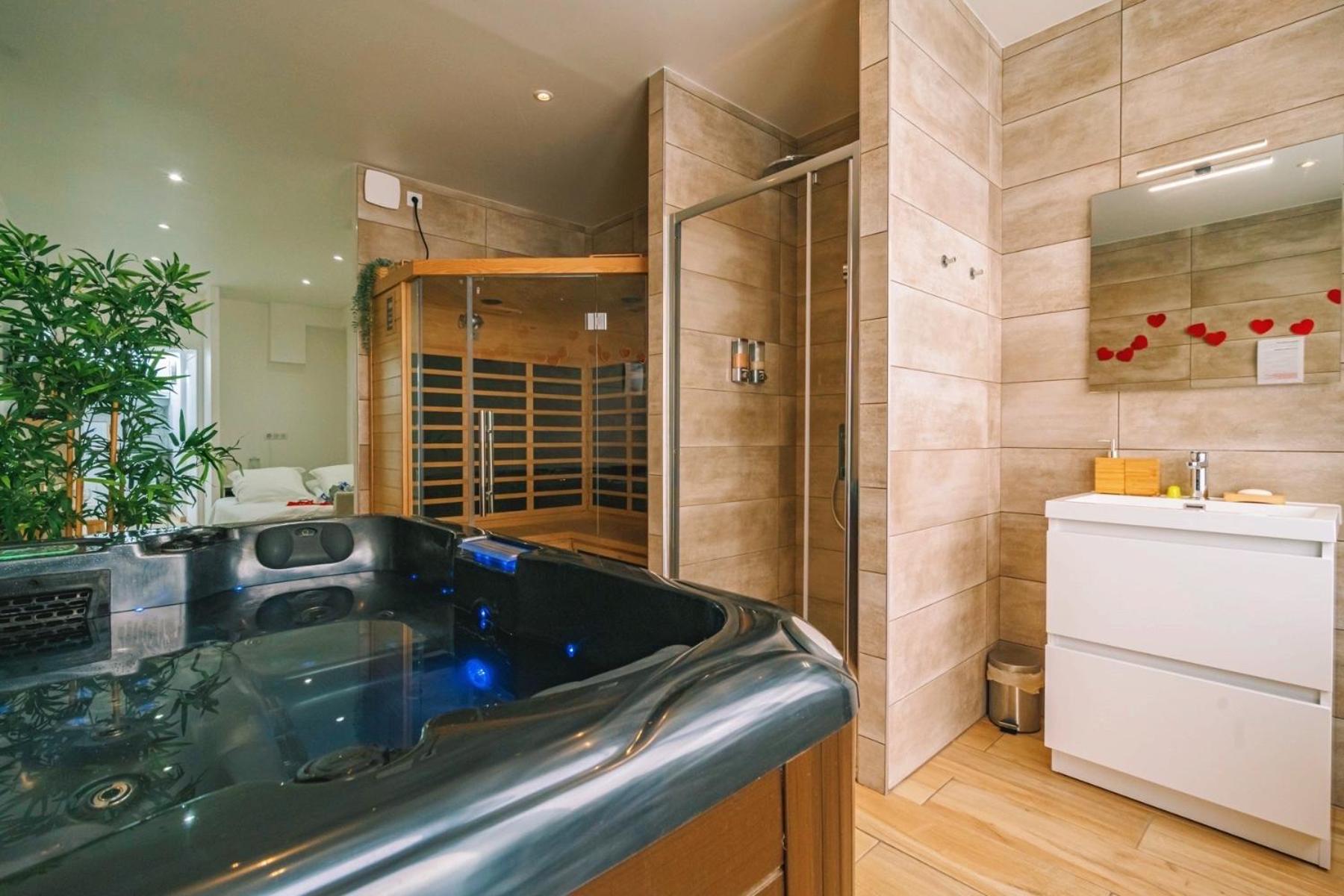 O temps suspendu sauna et jacuzzi Reims Exterior foto