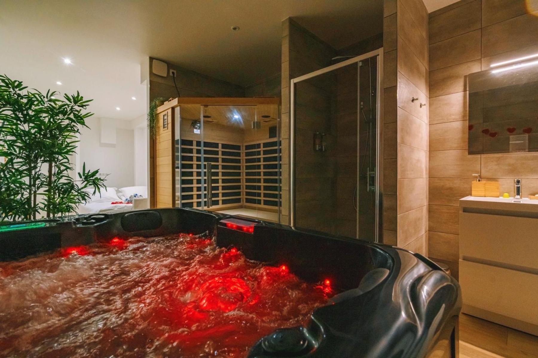 O temps suspendu sauna et jacuzzi Reims Exterior foto